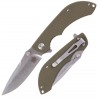 Couteau SKIF Spyke Olive Manche G10 Lame Acier 8Cr14MoV Linerlock Clip SKFIS011OG - Livraison Gratuite