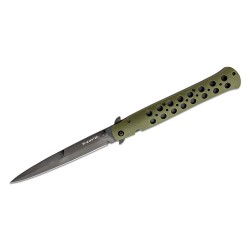 Couteau Cold Steel Ti-Lite 6 OD Green Lame Acier AUS-8 Manche Zytel Linerlock CS26SXPODBK - Livraison Gratuite