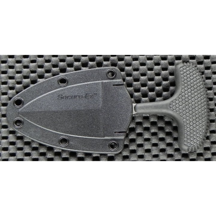 Couteau Push Dagger Cold Steel Best Pal 50/50 Acier AUS-8 Serrated Manche Black long Kray-Ex CS43XLS - Livraison Gratuite