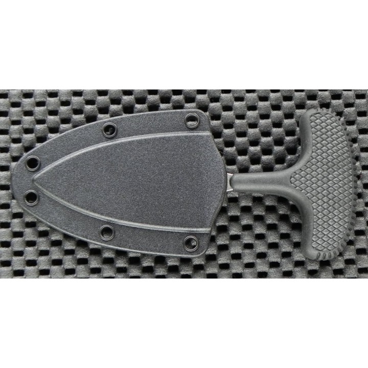 Couteau Push Dagger Cold Steel Best Pal 50/50 Acier AUS-8 Serrated Manche Black long Kray-Ex CS43XLS - Livraison Gratuite