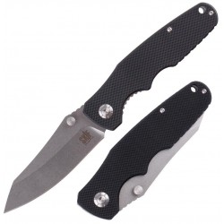 Couteau SKIF Cutter Black Manche G10 Lame Acier 8Cr13MoB Linerlock Clip SKFIS004B - Livraison Gratuite