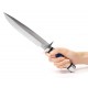 Couteau Bowie Rough Ryder Resine/Wood Lame Acier 440 Manche Résine & Bois Etui Nylon RR2240 - Livraison Gratuite