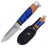 Couteau Puukko Rough Ryder Resine/Wood Lame Acier 440 Manche Résine & Bois Etui Nylon RR2239 - Livraison Gratuite