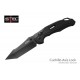 Couteau Tactical S-TEC Rapid Lock Black Manche G10 Lame Tanto Acier 8Cr14MoV Clip STTS034 - Livraison Gratuite