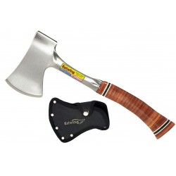 Hache Estwing Sportsman Axe Forged Lame Forgée Manche CUir Etui Nylon Made USA ES14A - Livraison Gratuite