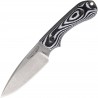 Couteau Bradford Guardian 3 Lame Acier AEB-L Manche Black/White G10 Etui Cuir USA BRAD3FE118A - Livraison Gratuite