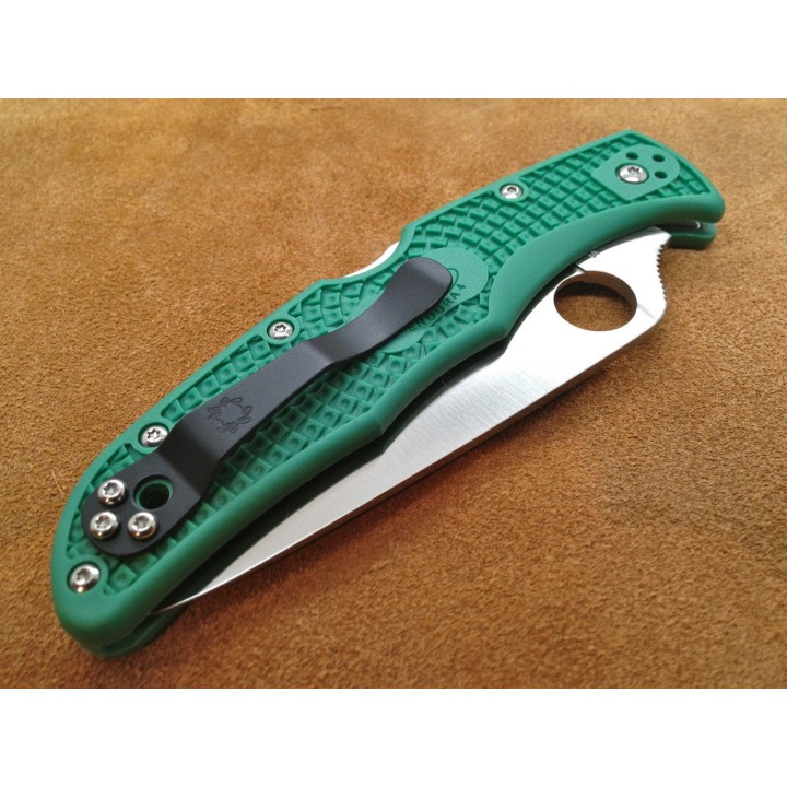 Couteau Spyderco Endura 4 Green Acier VG-10 Manche FRN Made In Japan SC10FPGR - Livraison Gratuite  