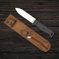 Couteau Ontario Blackbird S35VN Manche Micarta Lame Acier S35VN Etui Nylon Made In USA ON7503 - Livraison Gratuite