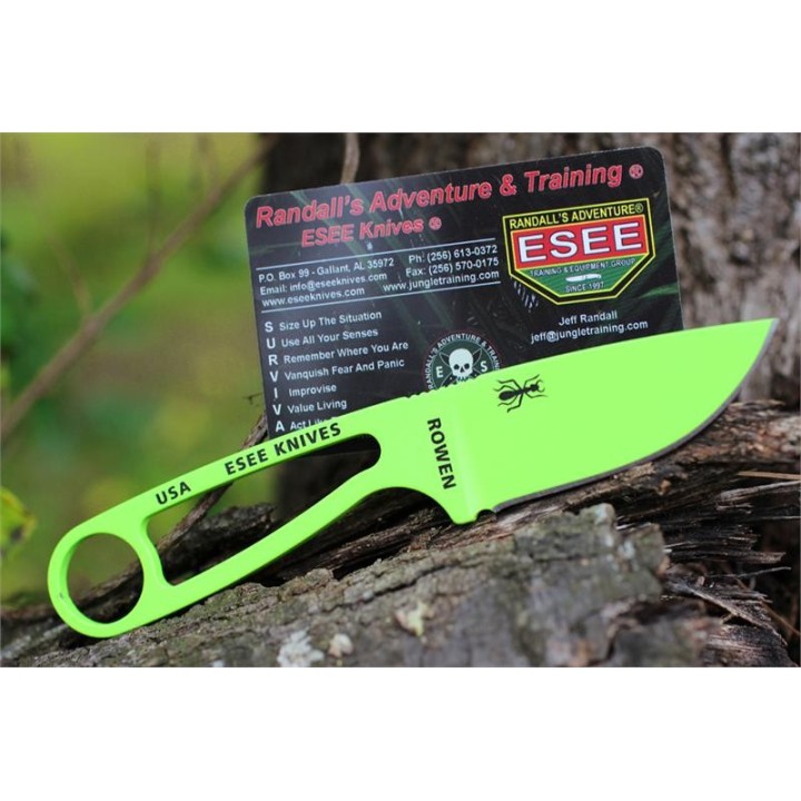 Couteau ESEE Izula Venom Green with Kit Acier carbone 1095 Made In USA ESIZVGKIT - Livraison Gratuite