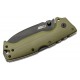 Couteau Cold Steel AD-10 Demko Lame Acier CPM-S35VN Blackwash Manche G-10 Od Green Clip CS28DDODBK - Livraison Gratuite