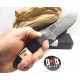 Couteau Damas 256 Couches Skinner BucknBear Manche Corne & Bois de Cerf Etui Cuir BNB15246 - Livraison Gratuite