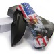 Lot de 3 Couteau Rite Edge USA Eagle A/O Lame Acier Inox Manche Abs Rescue CN300565 - Livraison Gratuite