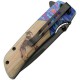 Lot de 3 Couteau Rite Edge Voodoo Wolf A/O Lame Acier Inox Manche Abs Linerlock Clip CN300564WF - Livraison Gratuite