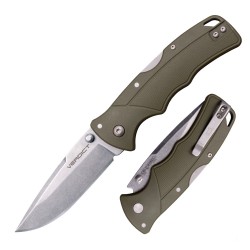 Couteau Cold Steel Verdict Spear Point OD Green Lame Acier 4116 Manche GFN Tri-Ad Lock Clip CSFLC3SPSSODG - Livraison Gratuite