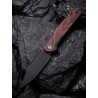 Couteau CIVIVI Cachet Red/Black Lame Acier 14C28N Manche Acier/G10 IKBS Framelock Clip CIVC20041C1 - Livraison Gratuite