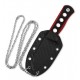 Couteau de Cou QSP Canary Black/Red Lame Acier 14C28N Manche G10 Etui Kydex QS141B1 - Livraison Gratuite