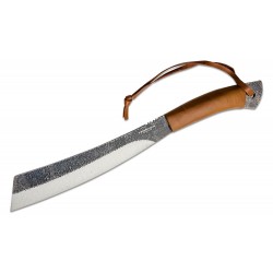 Machette Condor Impossible Machete Lame Acier Carbone 1075 Manche Cuir Etui CUir Made Salvador CTK3957108HC - Livraison Gratuite