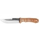 Couteau Condor Tactical P.A.S.S. Chute Lame Acier 440C Manche Micarta Etui Cuir Salvador CTK18271054C - Livraison Gratuite