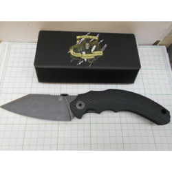 BAS247B Bastinelli Big Dragotac Framelock M390 Blade Titanium/G10 Handle Clip Made Italy