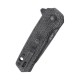 Couteau Kizer Lieb Black Manche Micarta Lame Acier 154CM IKBS Button Lock Clip KIV3541C2 - Livraison Gratuite