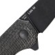 Couteau Kizer Lieb Black Manche Micarta Lame Acier 154CM IKBS Button Lock Clip KIV3541C2 - Livraison Gratuite
