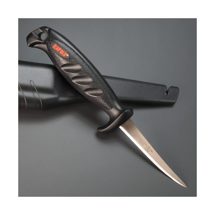 Couteau Rapala Deluxe Falcon Fillet Acier Carbone/Inox Manche Thermoplastic Made In Finland NK03120 - Livraison Gratuite