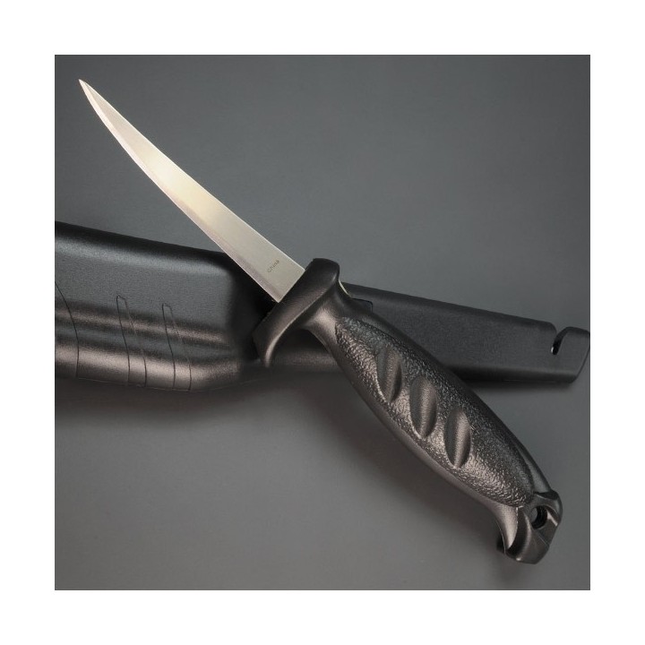 Couteau Rapala Deluxe Falcon Fillet Acier Carbone/Inox Manche Thermoplastic Made In Finland NK03120 - Livraison Gratuite