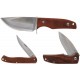 Set de 3 Couteaux Schrade Uncle Henry Lame Acier 3Cr13 Manche Bois Etui Nylon Boite Collector SCHP1183286 - Livraison Gratuite