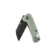 Couteau QSP Mini Penguin Jade Lame Acier 14C28N Black Manche G10 IKBS Linerlock Clip QS130XSF2 - Livraison Gratuite