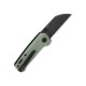 Couteau QSP Mini Penguin Jade Lame Acier 14C28N Black Manche G10 IKBS Linerlock Clip QS130XSF2 - Livraison Gratuite
