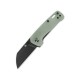 Couteau QSP Mini Penguin Jade Lame Acier 14C28N Black Manche G10 IKBS Linerlock Clip QS130XSF2 - Livraison Gratuite