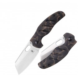 Couteau Kizer Sheepdog Raffir Mini C01C Lame Acier S35VN Manche Raffir Noble IKBS Linerlock Clip KI3488A6 - Livraison Gratuite