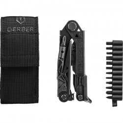 Pince Outil Multifonctions Gerber Center Drive Rescue Black Multi-Tool + Bit Set Etui Nylon USA G1893 - Livraison Gratuite