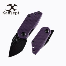 Couteau Kansept Rio Purple Lame Acier M390 Blackwash Manche G10 Linerlock K3044A5 - Livraison Gratuite