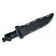 Couteau Cold Steel Leatherneck Bowie Lame Acier D2 Manche Black Kray-Ex Etui Secure-Ex CSFXLTHRNK - Livraison Gratuite