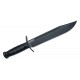 Couteau Cold Steel Leatherneck Bowie Lame Acier D2 Manche Black Kray-Ex Etui Secure-Ex CSFXLTHRNK - Livraison Gratuite