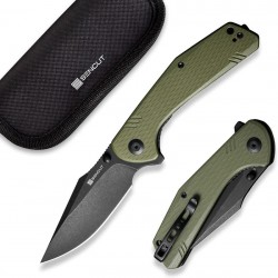 Couteau SENCUT Actium OD Green Manche G10 Lame Acier D2 IKBS Linerlock CLip SA02E - Livraison Gratuite