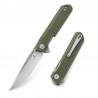 Couteau Bestech Bestechman Dundee Green Lame Acier D2 Manche G10 IKBS Linerlock Clip BTKMK01B - Livraison Gratuite