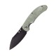 Couteau Kansept Nesstreet Green Lame Acier CPM-S35Vn BW Manche Micarta IKBS Linerlock Clip K1039A3 - Livraison Gratuite