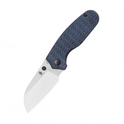 Couteau Kizer Towser S Blue Lame Acier 154CM Manche Richlite IKBS Linerlock Clip KIV3593SC1 - Livraison Gratuite