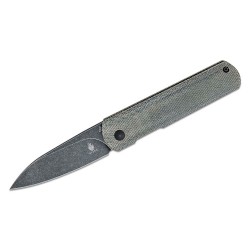 Couteau Kizer Feist XL Black Micarta Lame Acier 154CM Manche Micarta IKBS Linerlock Clip KIV4499C2 - Livraison Gratuite