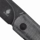 Couteau Kizer Feist XL Black Micarta Lame Acier 154CM Manche Micarta IKBS Linerlock Clip KIV4499C2 - Livraison Gratuite