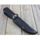 Couteau de Chasse Buschraft Hen & Rooster Manche G10 Lame Acier Inox Etui Cuir HR001 - Livraison Gratuite
