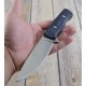 Couteau de Chasse Buschraft Hen & Rooster Manche G10 Lame Acier Inox Etui Cuir HR001 - Livraison Gratuite