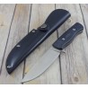 Couteau de Chasse Buschraft Hen & Rooster Manche G10 Lame Acier Inox Etui Cuir HR001 - Livraison Gratuite