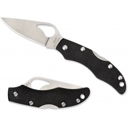 Couteau Spyderco Byrd Finch 2 Lame Acier 8Cr13MoV Manche G10 Lockback Clip BY11GP2 - Livraison Gratuite