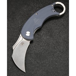 Couteau Karambit CMB Falcon Blue Lame Acier AUS-10 Manche G10 IKBS Linerlock Clip CMBC01S - Livraison Gratuite