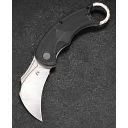 Couteau Karambit CMB Falcon Black Lame Acier AUS-10 Manche G10 IKBS Linerlock Clip CMBC01C - Livraison Gratuite