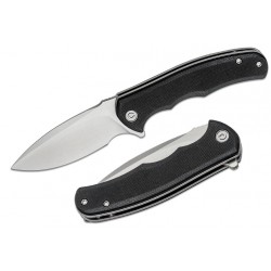 Couteau Civivi Mini Praxis Black Lame Acier D2 Manche G10 IKBS Linerlock Clip CIVC18026C2 - Livraison Gratuite