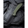 Couteau CIVIVI Elementum II Button Lock Green Lame Acier Nitro-V Black Manche G10 IKBS Clip CIVC18062P3 - Livraison Gratuite
